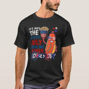 Camiseta Não é 4 de julho até que minha namorada saia Hotd