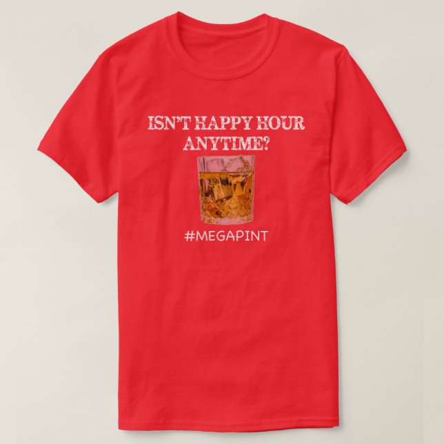 Camiseta Não é a hora feliz a qualquer momento2 (Frente do Design)