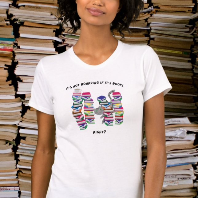 Camiseta Não é açambarcamento se são livros certo (Criador carregado)