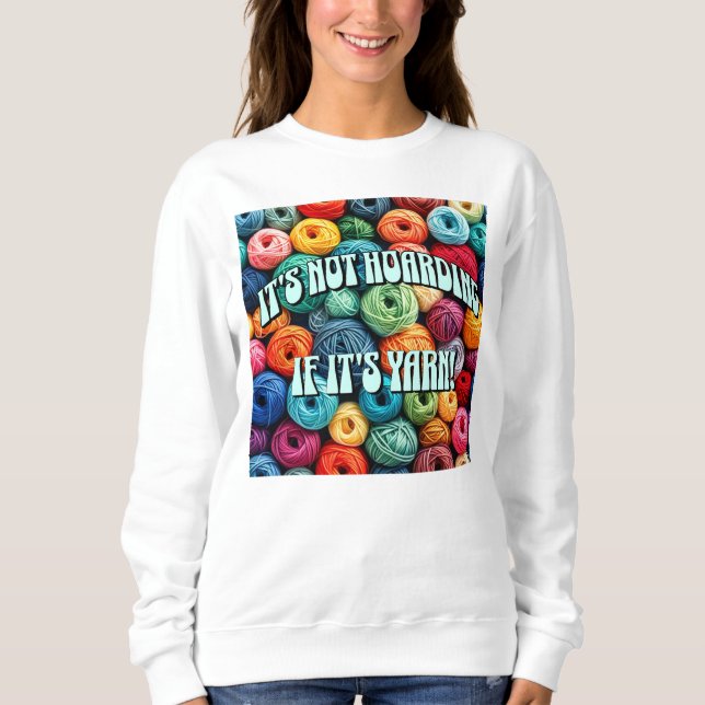 Camiseta Não é açucaramento se é Yarn (Frente)