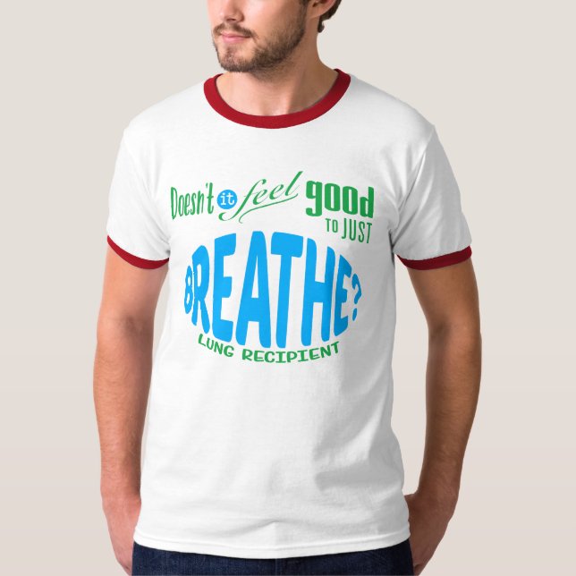 Camiseta Não é bom respirar? (Frente)