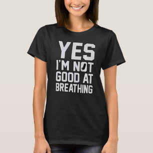 Camiseta Não É Bom Respirar A Consciência Da Asma Na Cinza