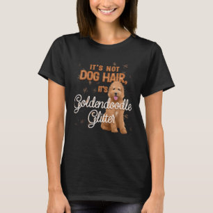 Camiseta Não é Cabelo de Cachorro, é Glitter de Dourado
