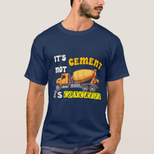 Camiseta Não é cimento, é concreto