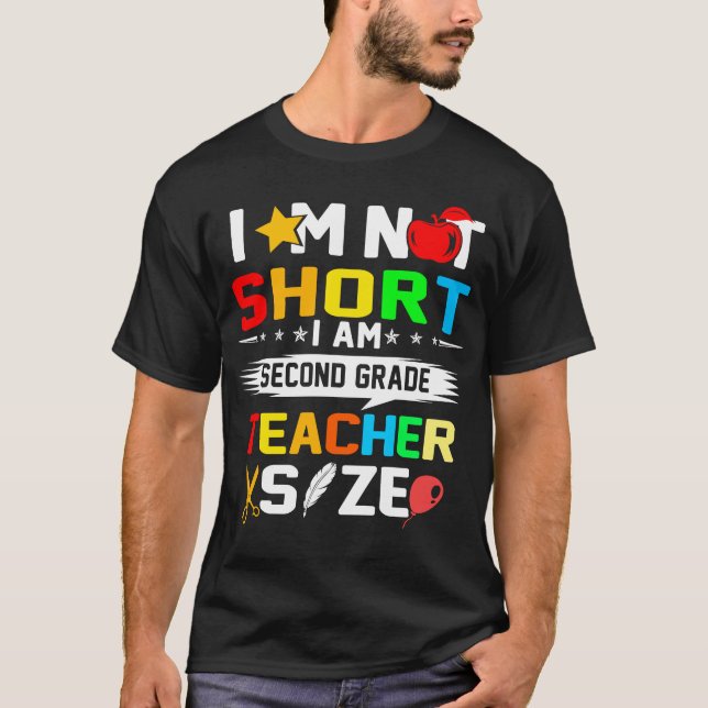 Camiseta não é curta a segunda série do professor (Frente)