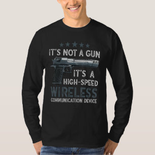 Camiseta Não É Engraçado, Não É Uma Arma Comunicada