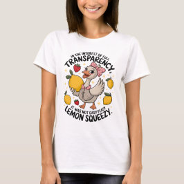 Camiseta Não é Fácil como Limão e Espremedor - Ganso Bobo e