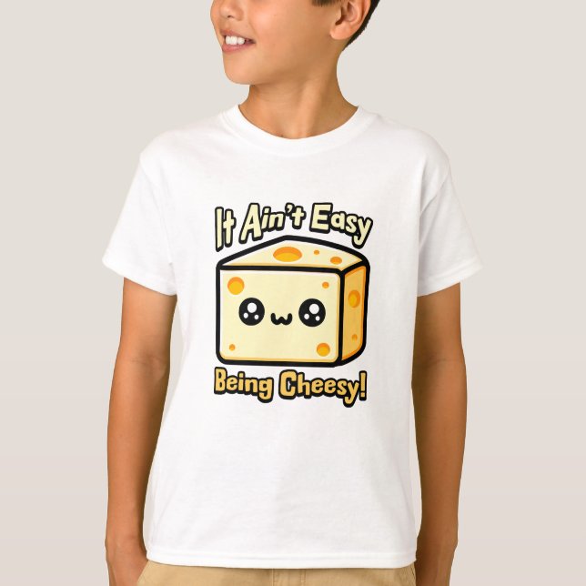 Camiseta Não é fácil ser Cheesy! Lúpulo de Queijo Cujo (Frente)