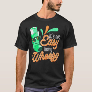 Camiseta Não é Fácil Ser Chiado Conscientização sobre Asma 