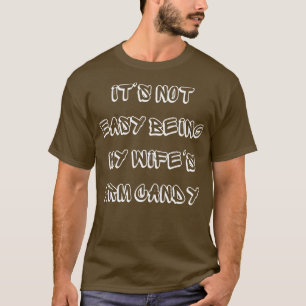 Camiseta Não É Fácil Ser Meu Amigo De Braço Da Wifes