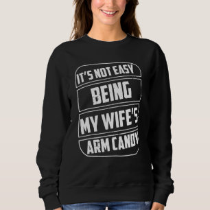 Camiseta Não É Fácil Ser Meu Amigo De Braço Da Wifes Dizend