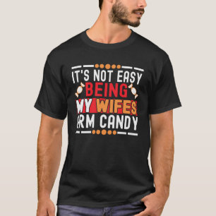 Camiseta Não é fácil ser meu braço doce para os pais