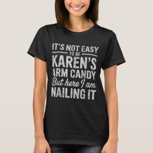 Camiseta Não-é-fácil Ser o Brinquedo da Karen Casal Engraça