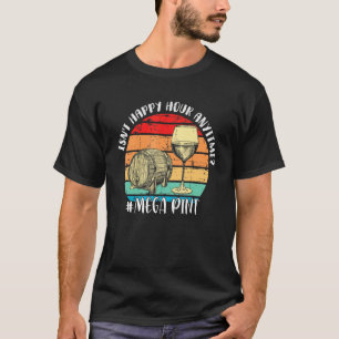 Camiseta Não é feliz a hora do Mega Pint Men Vinta