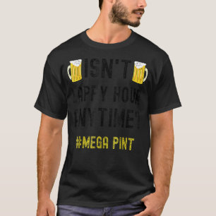 Camiseta Não é feliz hora a hora a dia, mega ponto