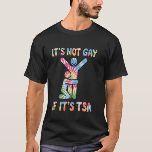 Camiseta Não é Gay Se é TSA Humor Segurança Companhia Aérea