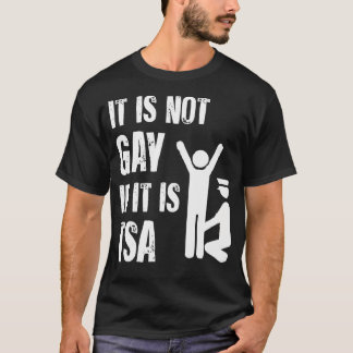 Camiseta Não É Gay Se É Uma Companhia Aérea De Segurança En