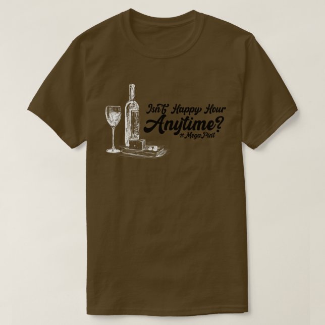 Camiseta Não é hora feliz a qualquer hora (Frente do Design)