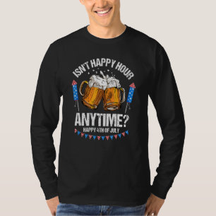 Camiseta Não é Hora Feliz a Qualquer Momento Caneca de Cerv