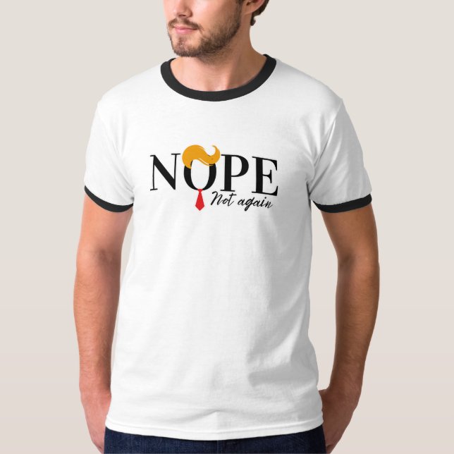 Camiseta Não é mais um tropeço engraçado - eleição 2024 (Frente)