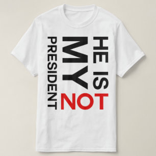 Camiseta Não é meu presidente Anti Trunfo