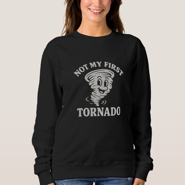 Camiseta Não é meu primeiro tornado  (Frente)