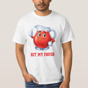 Camiseta Não É Meu Sabor de Kool Aid