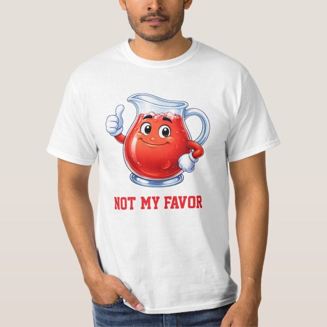 Camiseta Não É Meu Sabor de Kool Aid (Frente)