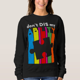 Camiseta Não é minha habilidade, consciência do autismo