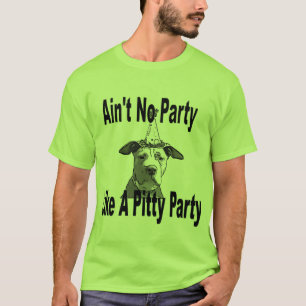 Camiseta Não é nenhum partido como um partido de Pitty