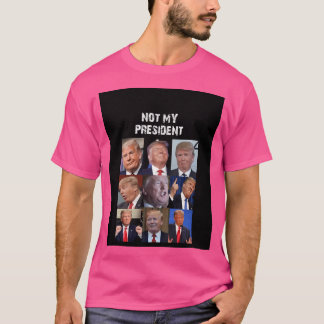 Camiseta Não é o meu Presidente Trump Engraçado Humor Polít