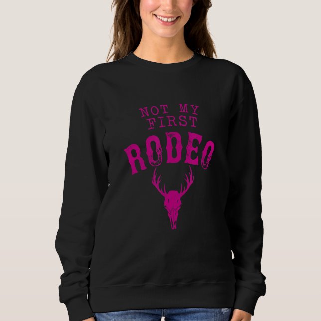 Camiseta Não é o meu primeiro rodeio (Frente)