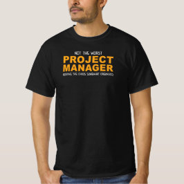 Camiseta Não é o pior gerente de projetos Engraçado PM