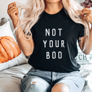 Camiseta Não é o seu Boo Halloween