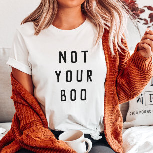 Camiseta Não é o seu Boo Halloween