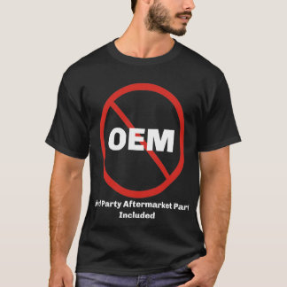 Camiseta Não é OEM inverso