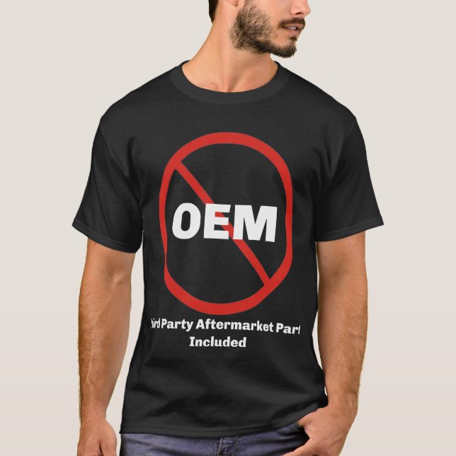 Camiseta Não é OEM inverso (Frente)