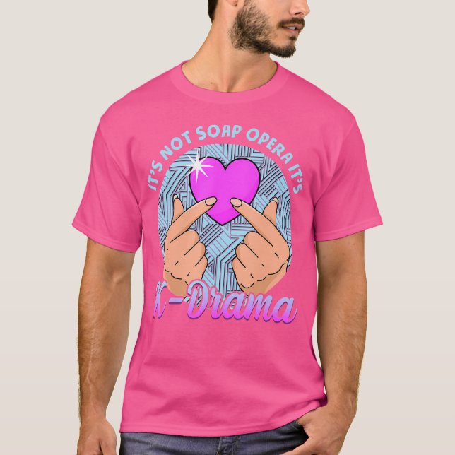 Camiseta Não É Ópera de Sabão, É K-Drama (Frente)