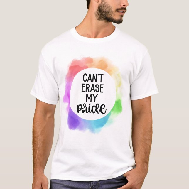 Camiseta Não é possível apagar meu orgulho (Frente)