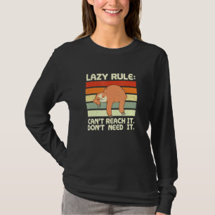 Camiseta Não É Possível Atingi-Lo Não Precisa De Ti Sloth W