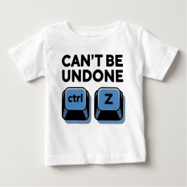 Camiseta Não é possível desfazer ctrl + z