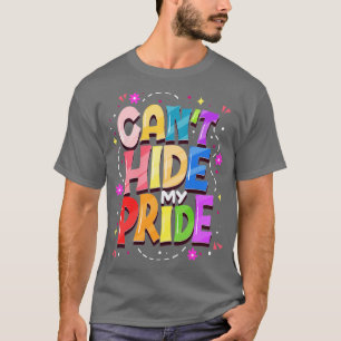Camiseta Não é possível ocultar meu orgulho LGBTQ Prioridad