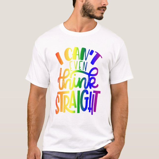 Camiseta Não É Possível Pensar No Hetero Bissexual Lgbtq (Frente)