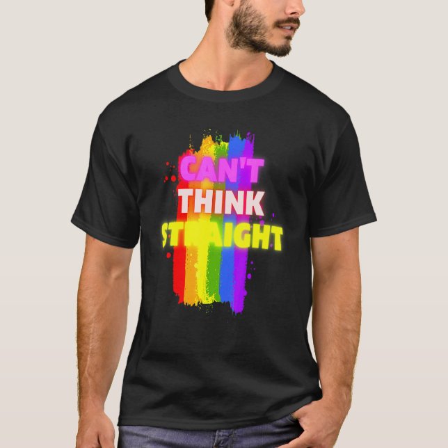 Camiseta Não É Possível Pensar Orgulho gay Lgbtq (Frente)