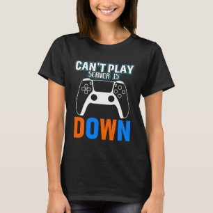Camiseta Não é possível reproduzir o servidor com vídeo 1 i