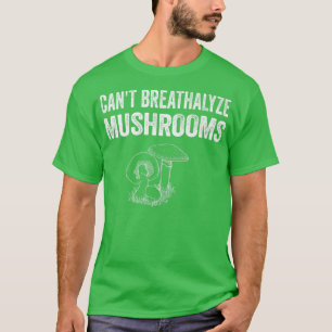 Camiseta Não é possível respirar cogumelos, Cogumelos citam