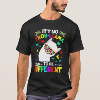 Camiseta Não é Prob-Lama ser mulheres autistas diferentes