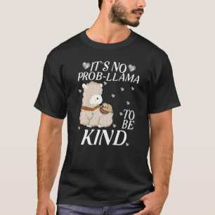 Camiseta Não é Prob Llama ser gentil no dia vista orang
