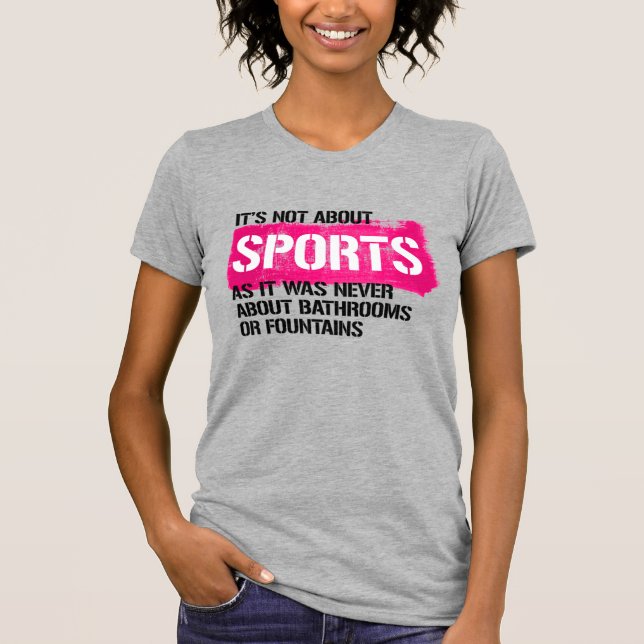 Camiseta Não é sobre esportes (Frente)