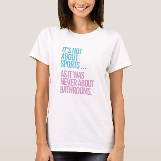 Camiseta Não é sobre esportes (Frente)